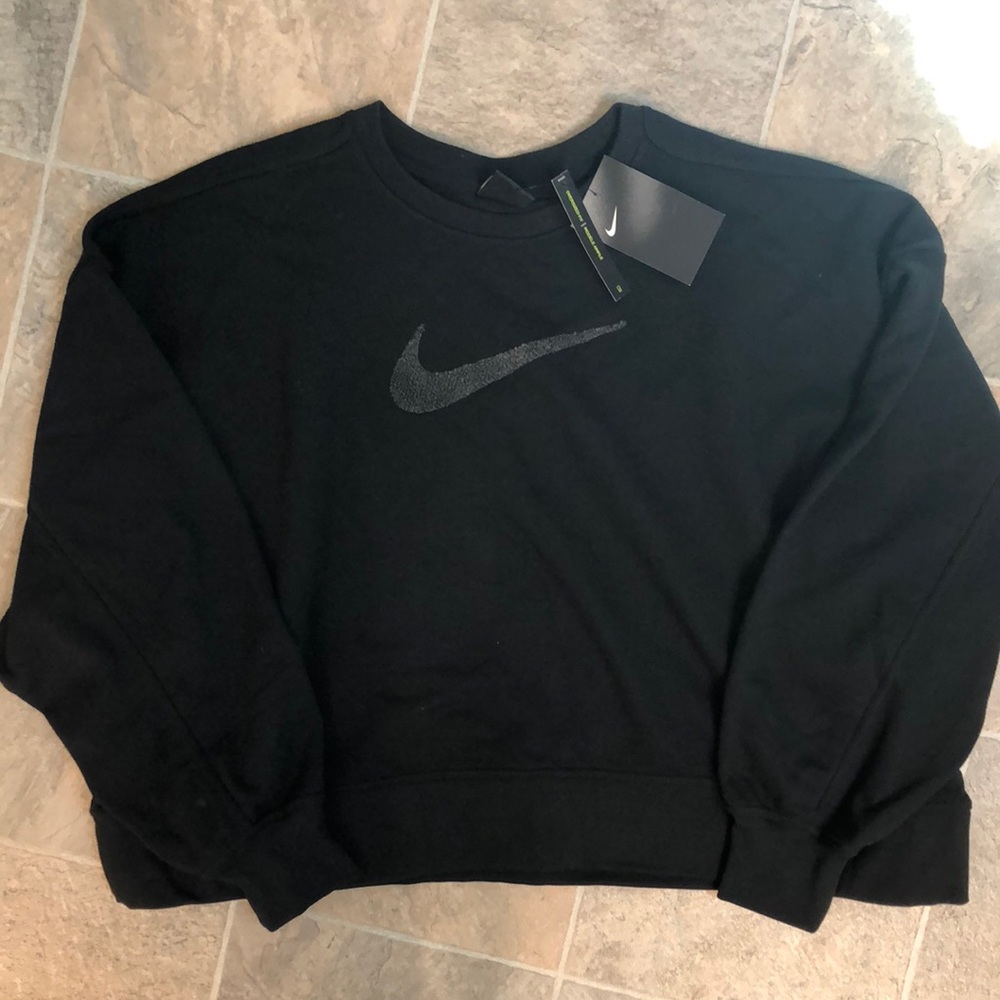 Nike cropped training top